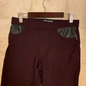 Dkny maroon leggings